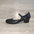 Туфли женские для народных танцев черные